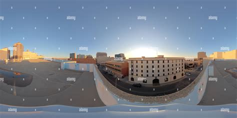 360° View Of Downtown Abq 5th And Copper Parking 1 Alamy
