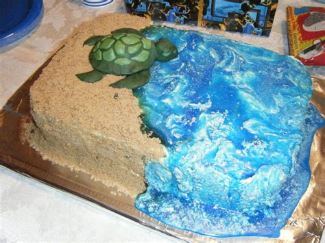 Sea Turtle Baby Shower Cake Artofit