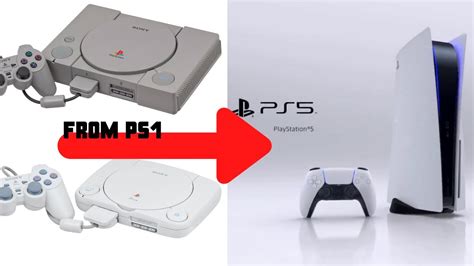 The Evolution Of Playstation Top 5 Ps Consoles From Ps1 To Ps5 Ps5