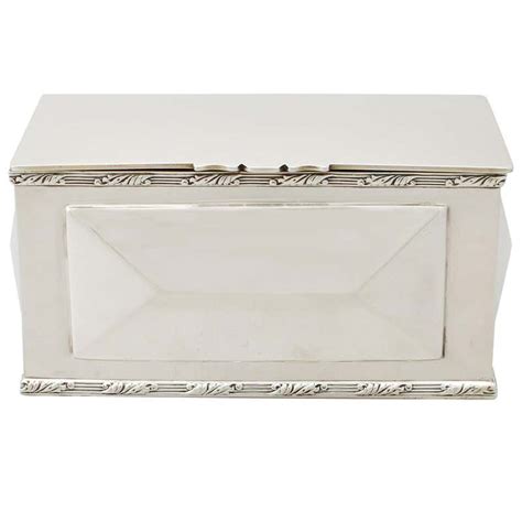 Sterling Silver Jewelry Box Antique Edwardian At 1stdibs