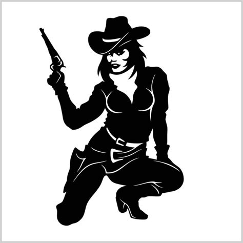 Cowgirl Vector Art Stock Images Depositphotos