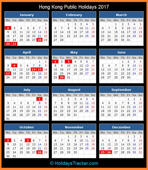 Check out the 2021 public holidays calendar for selangor. Hong Kong Public Holidays 2017 - Holidays Tracker