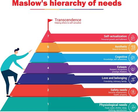 Maslows Hierarchy Of Needs Infographic Vector Illustration For