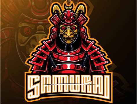 Samurai Warrior Mascot Logo Design By Visink On Dribbble