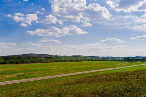 Road Across The Countryside Of Belarus Stock Image Image Of Belarus
