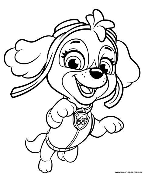 Print Paw Patrol Skye Page Coloring Pages In 2021 Paw Patrol Coloring