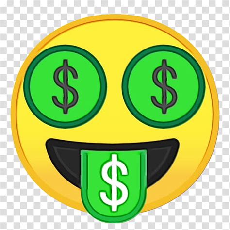 Emojis Background With Money