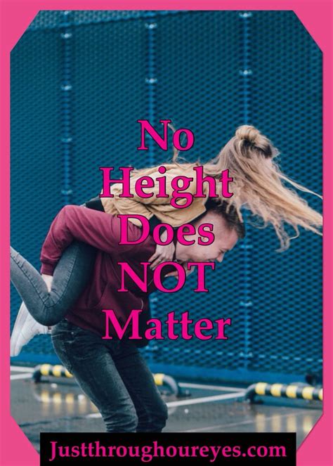 Does Height Matter We As A Couple Agree That Height Doesnt Matter To The Right Person Same