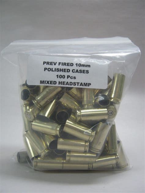 Previously Fired Mixed Headstamp Polished 9mm Luger Range Brass 100bag