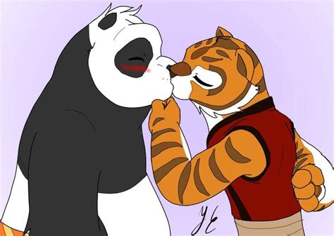 Kiss By Anidragmire Kung Fu Panda King Fu Panda Tigress Kung Fu Panda