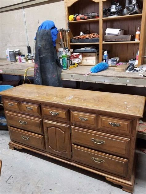 How To Make A Dresser Bench Upcycle Diy Repurposed Furniture Dresser