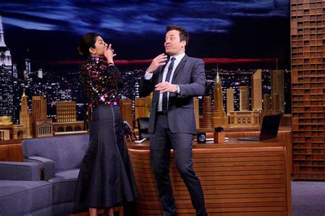 Watch Priyanka Chopra Challenges Jimmy Fallon To Gulp 10 Skittles At Once On The Tonight Show