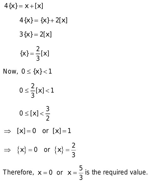 29 let x and [x] denote fractional and integral part of a real number x the value s of x