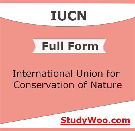 Full Form Of Iucn What Is The Full Form Of Iucn Studywoo