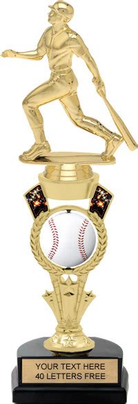 Baseball Trophy With Spinning Ball Trophy Depot