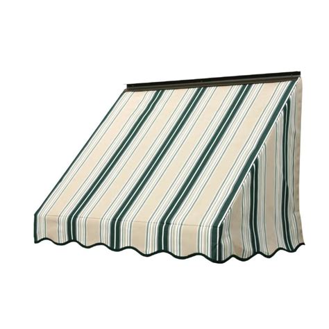 Nuimage Awnings 3700 72 In Wide X 18 In Projection Striped Slope Window