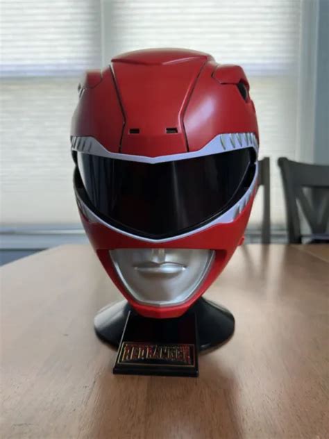 Bandai Mighty Morphin Power Rangers Legacy Red Ranger Helmet Full Size