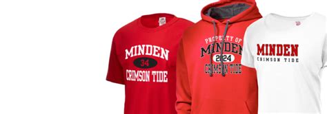 Minden High School Crimson Tide Apparel Store Prep Sportswear