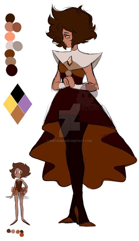 Brown Diamond And Brown Pearl By Katourd Steven Universe Diamond