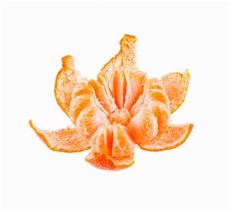 Peeled Mandarin Orange License Images 11952110 Stockfood