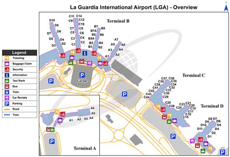 Laguardia Airport Arrivals Map Map Of Beacon