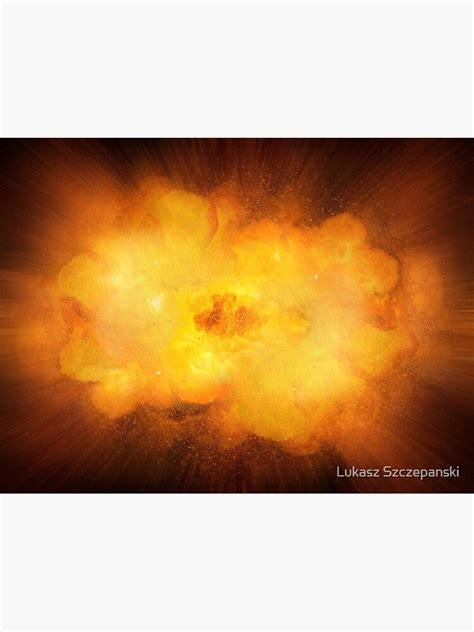 Huge Realistic Hot Dynamic Explosion Poster For Sale By