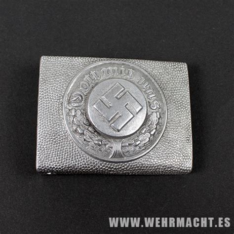 German Police Belt Buckle Aluminum