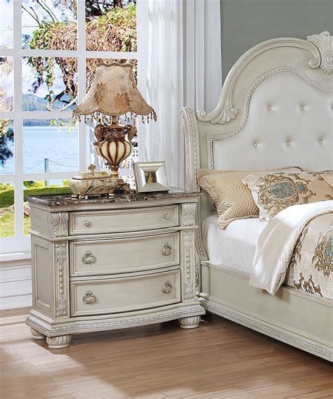 Check spelling or type a new query. Stanley Sleigh Bedroom Set (Antique White) Crown Mark ...