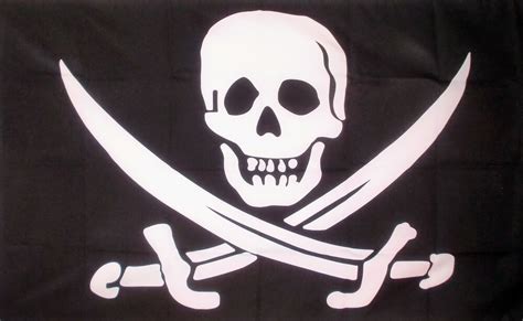 Calico Jack Rackham 3 X 2 Feet Flag Pirate Flags Jolly Roger Skull And