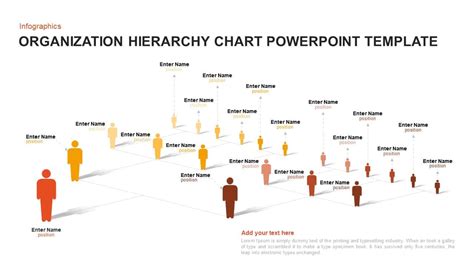 Organization Hierarchy Chart Template For Powerpoint And Keynote