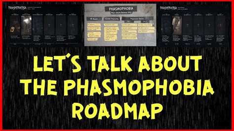 Let S Talk About The Phasmophobia Roadmap YouTube