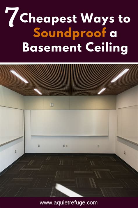 7 Cheapest Ways To Soundproof A Basement Ceiling Soundproofingguide