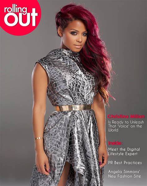 Christina Milian Rolling Out Magazine August 2013