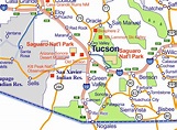 Map of Tucson Arizona - TravelsMaps.Com