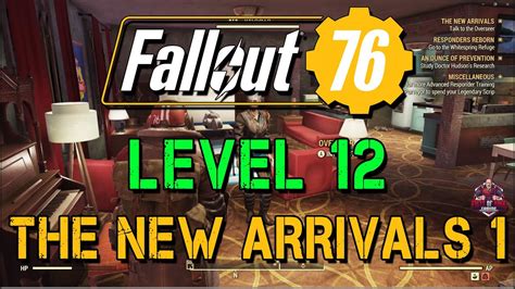 Fallout 76 Level 12 Character The New Arrivals 1 Youtube