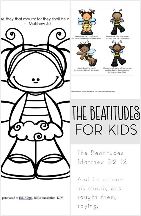Thousands of readers find their children's church curriculum here every week. The Beatitudes for Kids Printable Pack | Toddler sunday school, Beatitudes for kids, Sunday ...