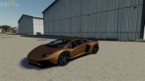 Lamborghini Aventador Lp750 4 Sv V 10 Fs19 Mods Farming Simulator