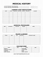 Gsem Health History Form Fillable - Printable Forms Free Online