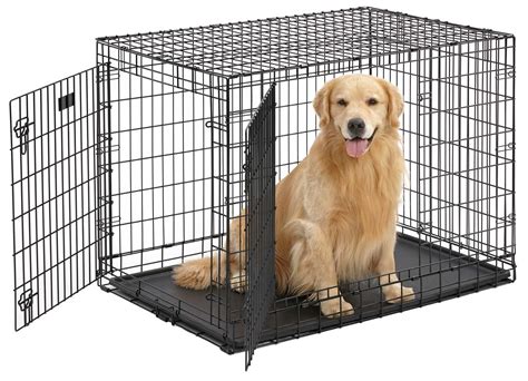 Midwest Ultima Pro Extra Strong Double Door Folding Metal Dog Crate 42