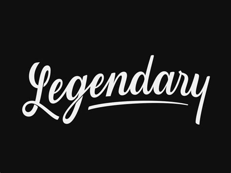 Legendary By Miguel Spinola On Dribbble