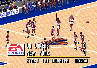 The cover features an action shot from the 1994 nba finals. Download NBA Live 95 - My Abandonware