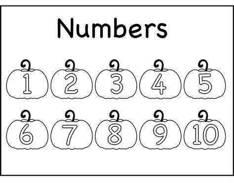 Number 1-10 Worksheets | Activity Shelter