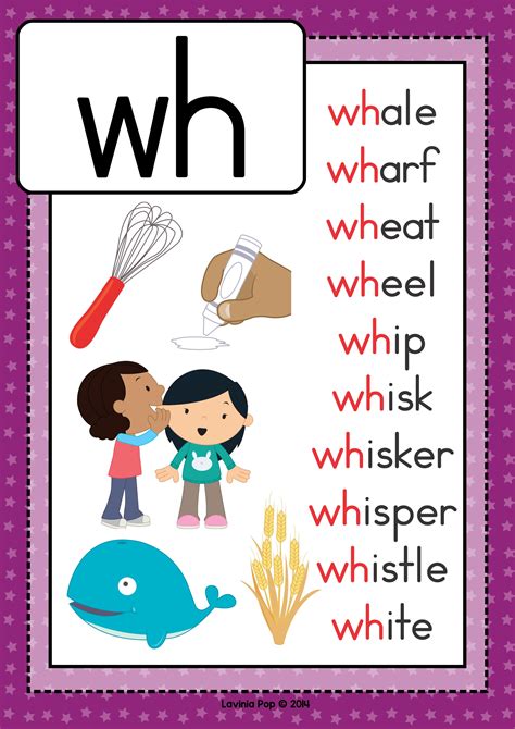 Free Digraph Wh Phonics Word Work Multiple Phonograms English
