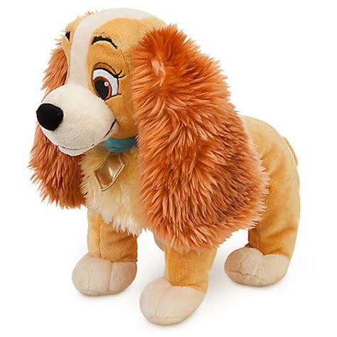Disney Store Lady Plush Lady And The Tramp Medium 14 Toy New With