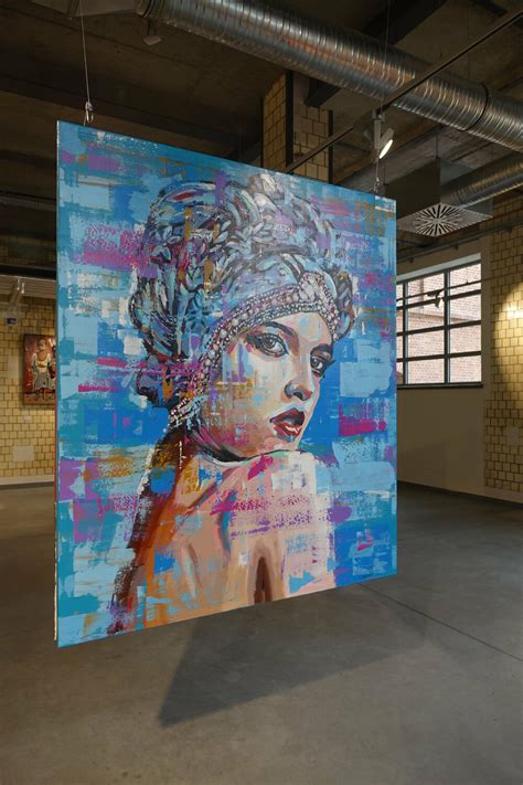 Face 41 By Wojtek Babski 2019 Painting Acrylic On Canvas Singulart