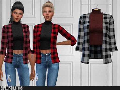 Shakeproductions 360 Top Sims 4 Mods Clothes Tops Sims 4 Custom