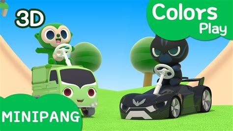 Learn Colors With Miniforce Colors Play Car Sliding Play Mini