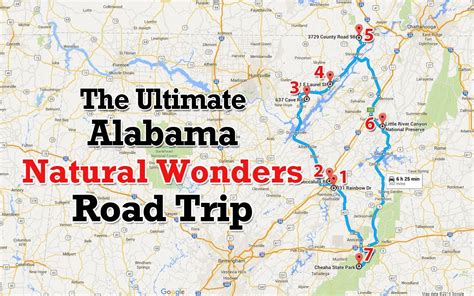 The Ultimate Road Trip In Alabama For Natural Wonders To See And Do On