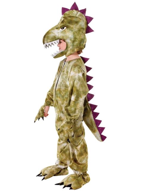 Kids Dinosaur Costume Includes Jumpsuit Featuring Oversized Tail And