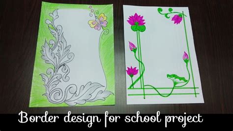 Project Decoration Ideas Project Front Page Design For Assignment